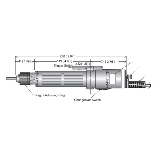P1L-TKS-1500LS ( 2-15 kgf.cm ) Tô vít điện Kilews bán tự động - Hình ảnh 6